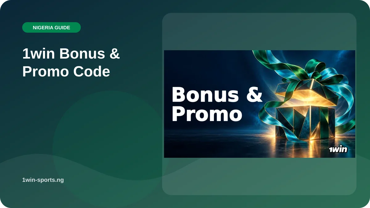 1win Bonus & Promo Code illustration