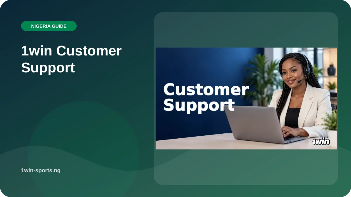 1win Customer Support illustration