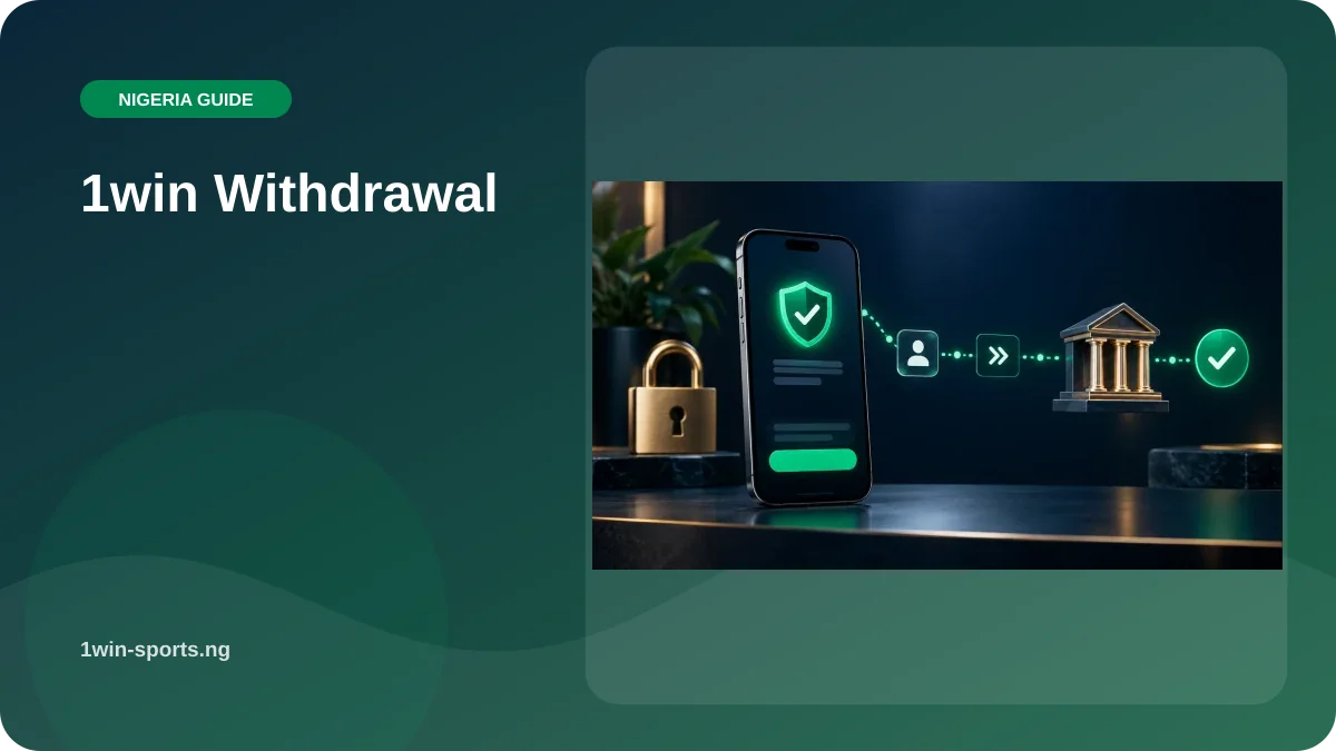 1win Withdrawal illustration