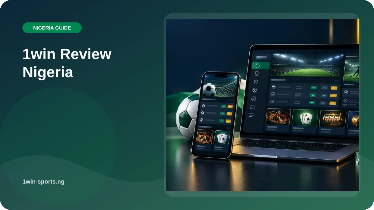 1win Review Nigeria illustration